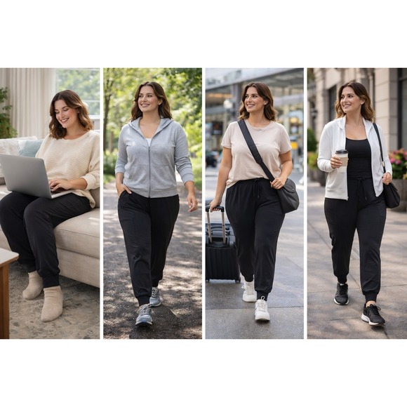 RBX Pants - RBX Women's XXL Black Performance Joggers | Soft Stretch Pull-On Activewear Pant